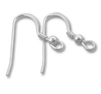 Sterling Silver 3mm Ball Hooks Ear Wire