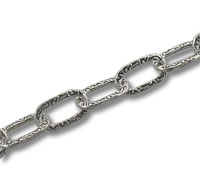 Oval Round Design Oxidized