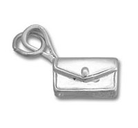 Sterling Silver Clutch Purse Charm