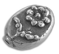 Hollow Bead with Flower