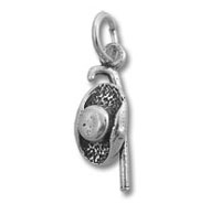 Cane and Hat Charm