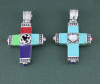 Cross Pendant with two Sides