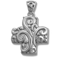 Filigree Cross Pendant