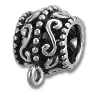 Silver Filigree Bail Finding Ring