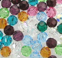 6mm Faceted Round Crystals