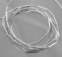 Silver Tube with Bead Tube
