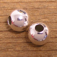 10mm Silver Spacer Bead 6pcs