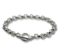 7.5" Rolo Bracelet with Plain Toggle