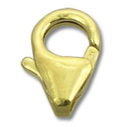 9mm Gold Filled Oval Lobster Clasp