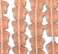 12mm Pink Czech Glass Star