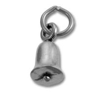 Sterling Silver Christmas Bell Charm