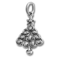 Sterling Silver Christmas Tree Charm