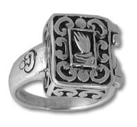Prayer Box Praying Hands Ring