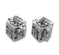 Small Angel Prayer Box Charm