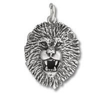 Lion Head Charm