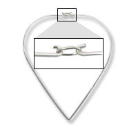 V-shaped Choker with Hook Clasp