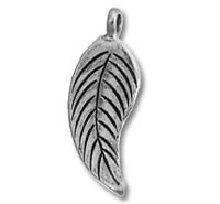 Sterling Silver Leaf Charm