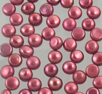 Reddish Flat-Sided Freshwater Pearl