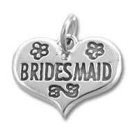 Heart Bridesmaid Charm