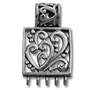 Silver Victorian Pendant Finding