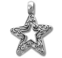 Filigree Star Pendant