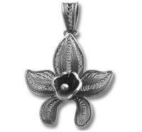 Silver Flower Pendant