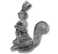 Silver Bunny Pendant