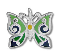 Enamel Butterfly Charm