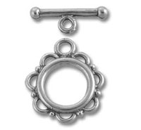 Silver Design Round Toggle