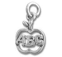 Apple with ABC Charm