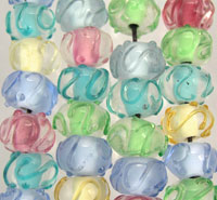 Circular Lampwork Beads
