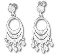 Austrian Crystals Chandelier Earrings