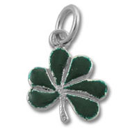 Enamel Shamrock Charm