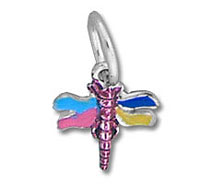 Enamel Dragonfly Charm