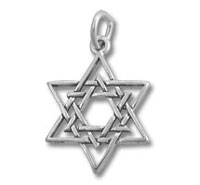 Sterling Silver Jewish Star of David Charm