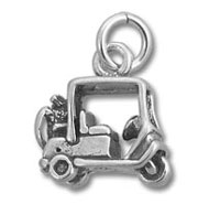 Sterling Silver Golf Cart Charm