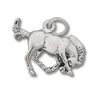 Bowing Horse Charm