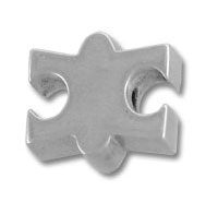 Silver Autism Puzzle Bead