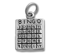 Bingo Card Charm