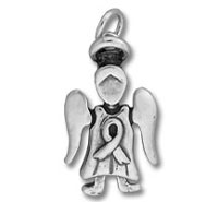 Angel Awareness Ribbon Charm
