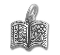 Open Book Charm