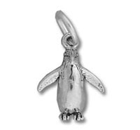 Half Side, Mini Penguin Charm