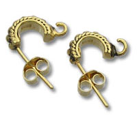 Gold Vermeil (Plated) Post Earrings