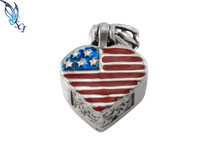 Heart with American Flag Prayer Box