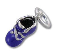 Enamel Baby Shoes Charm