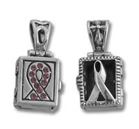 Purple Awareness Ribbon Prayer Box