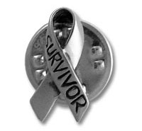 Sterling Silver "Survivor" Ribbon