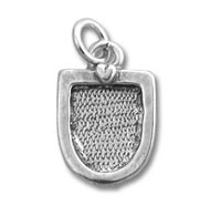 Sterling Silver Lucky Horseshoe Picture Frame Charm
