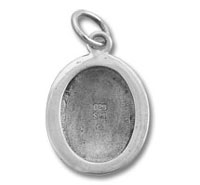 Plain Oval Pricture Frame Charm