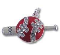 Sterling Silver Baseball/Softball Bat